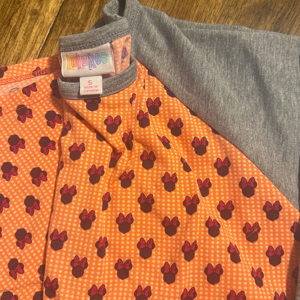 Disney LuLaRoe baseball tee.